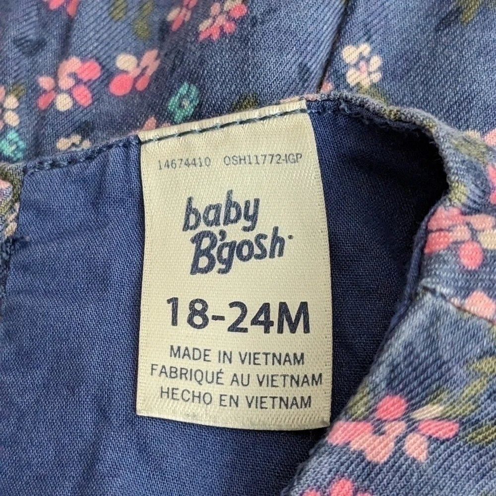 Oshkosh Floral Flower Dress 18-24m